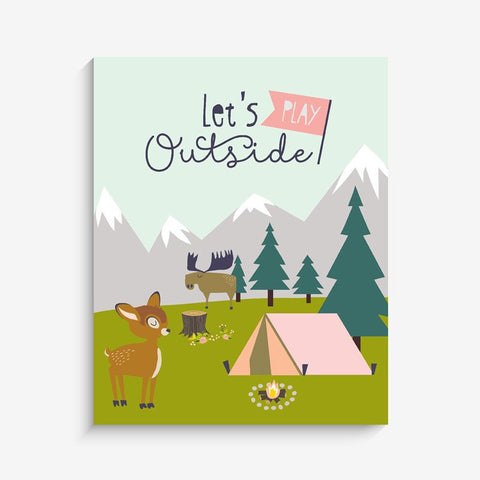 Let's Play Outside Print