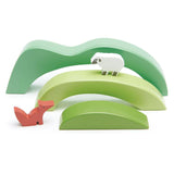 Green Hills View Stacking Toy